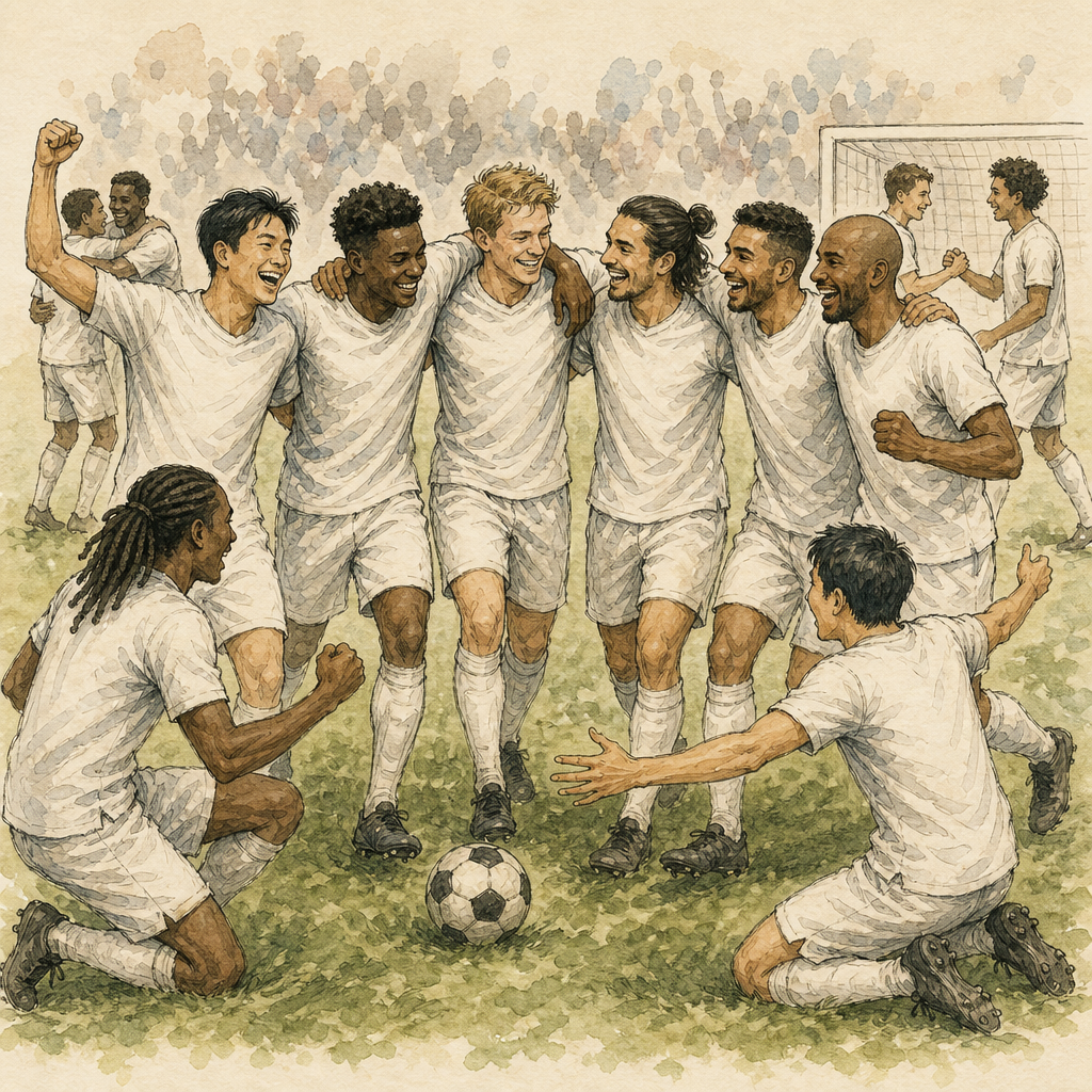 Editorial drawing — Shared kit, shared rules